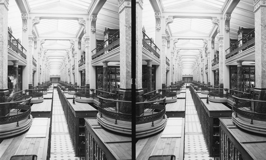 Detail of Inside the US Patent Office by Anonymous