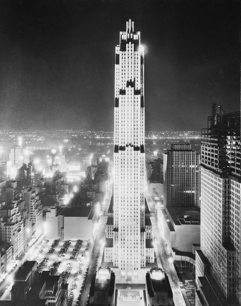 Detail of Rockefeller Center by Anonymous