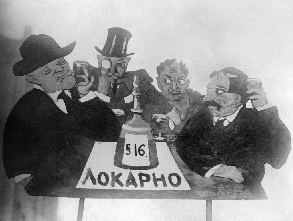 Detail of Poster Used in Russian Celebration by Anonymous
