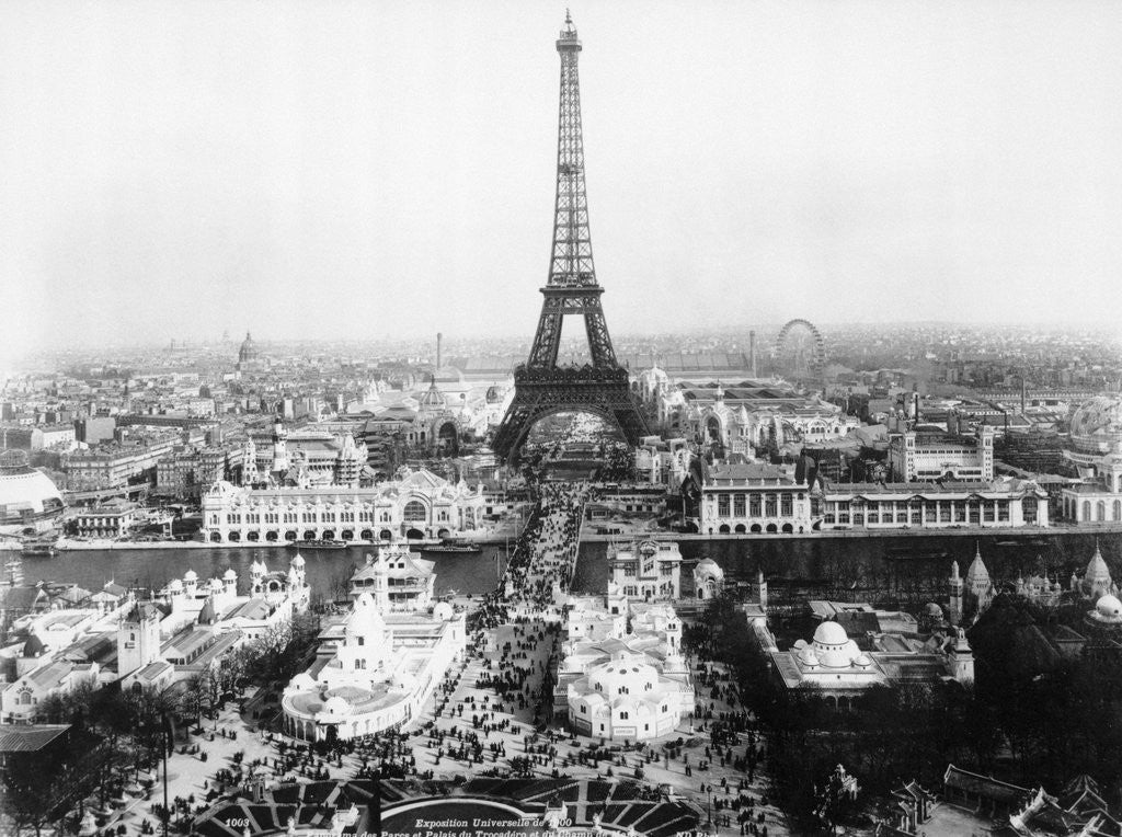 Detail of Aerial View of Paris by Anonymous