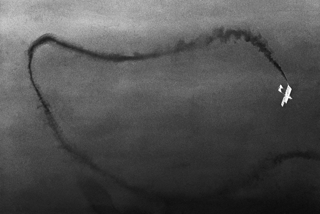 Detail of Art Smith's Plane in Remarkable Flight by Anonymous