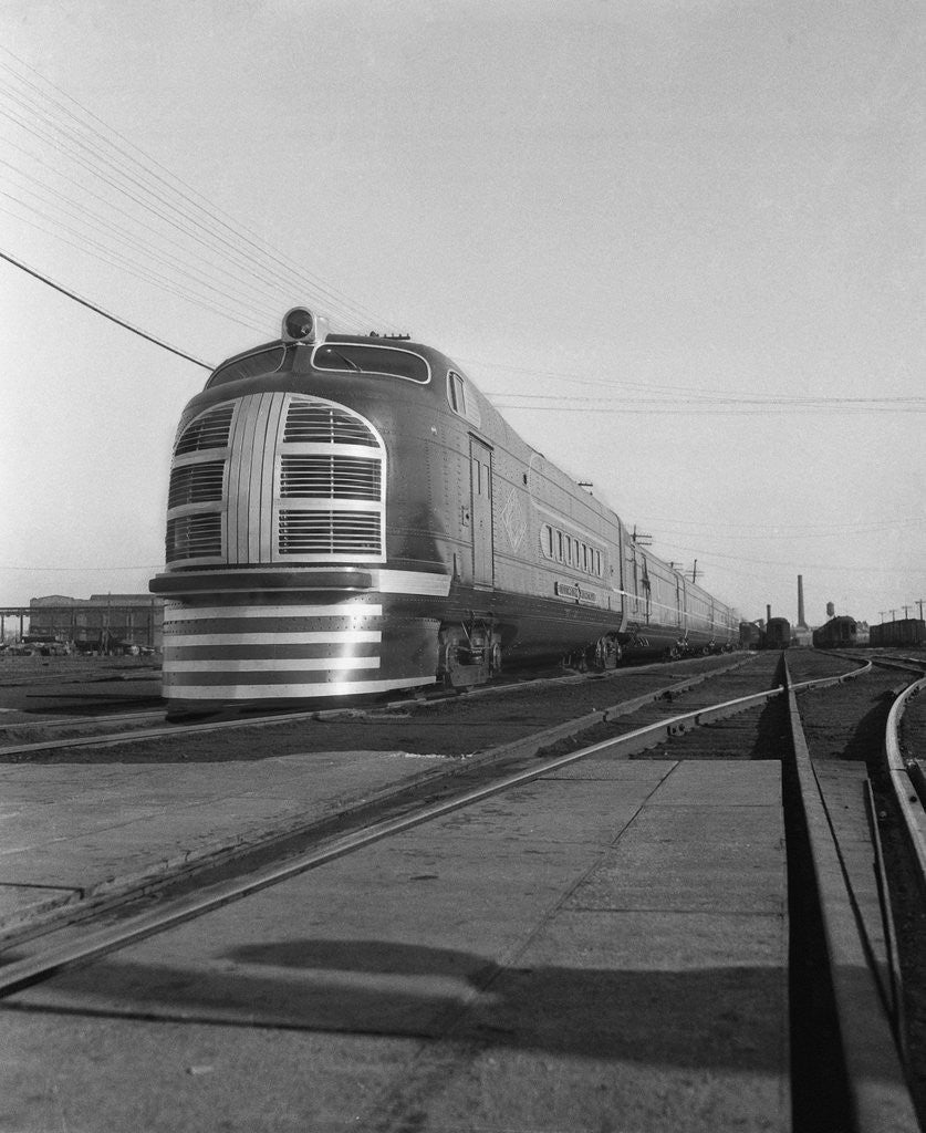 Detail of Front View of Passenger Train by Anonymous
