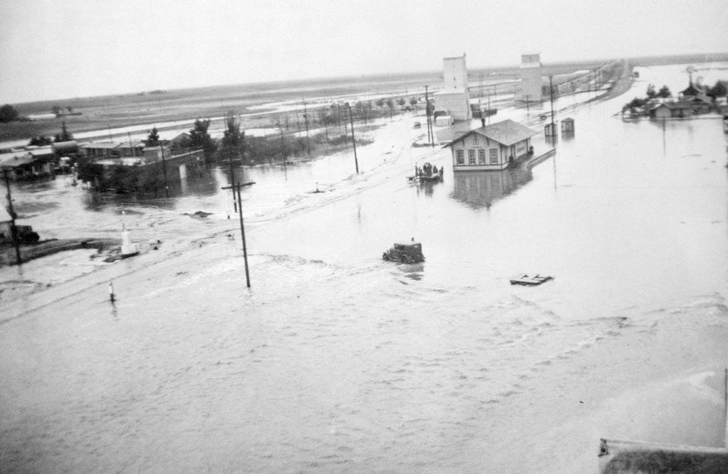 Detail of View of Flood in Texas Panhandle by Anonymous