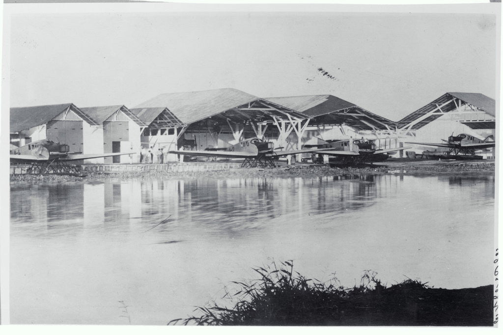 Detail of View of Hydroplane Hangar by Anonymous