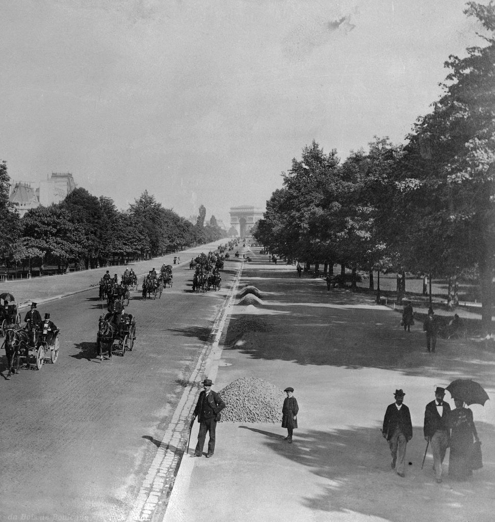 Detail of Famous Bois De Boulogne by Anonymous