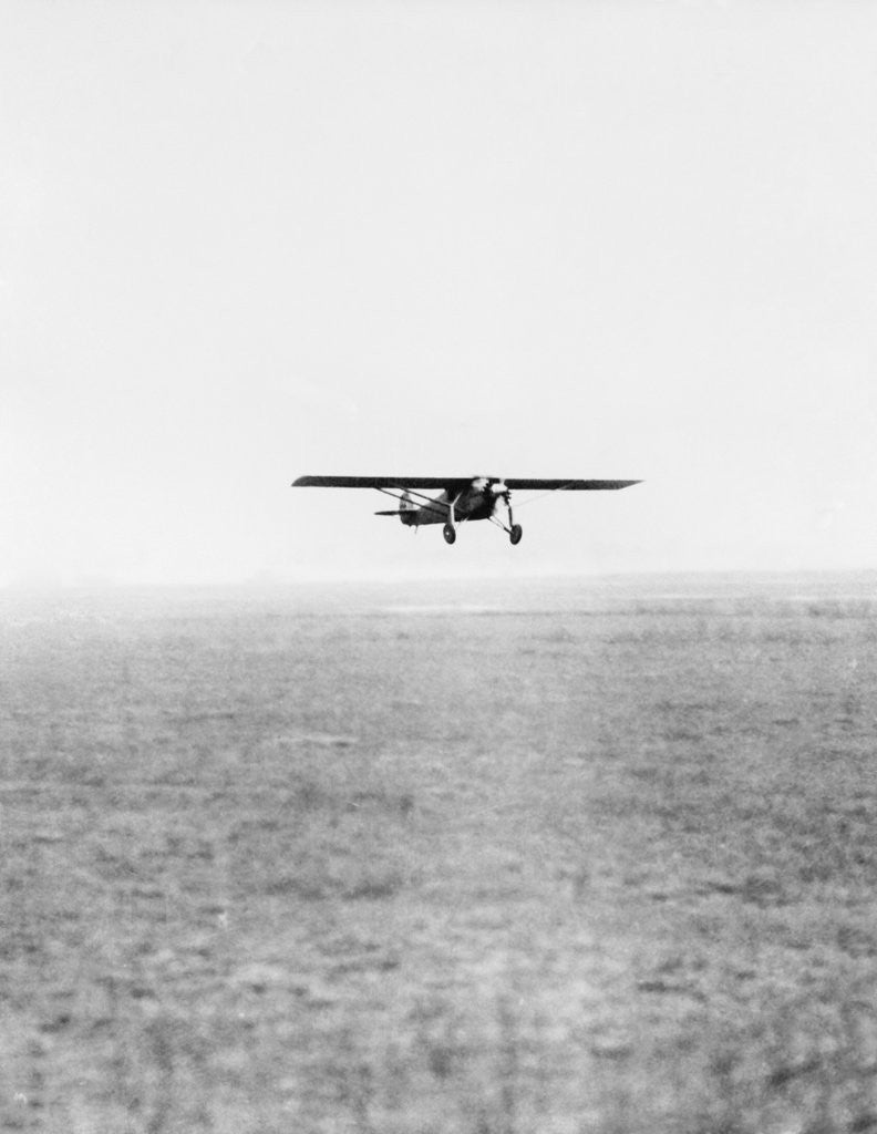 Detail of View of Charles Lindberg's Plane by Anonymous