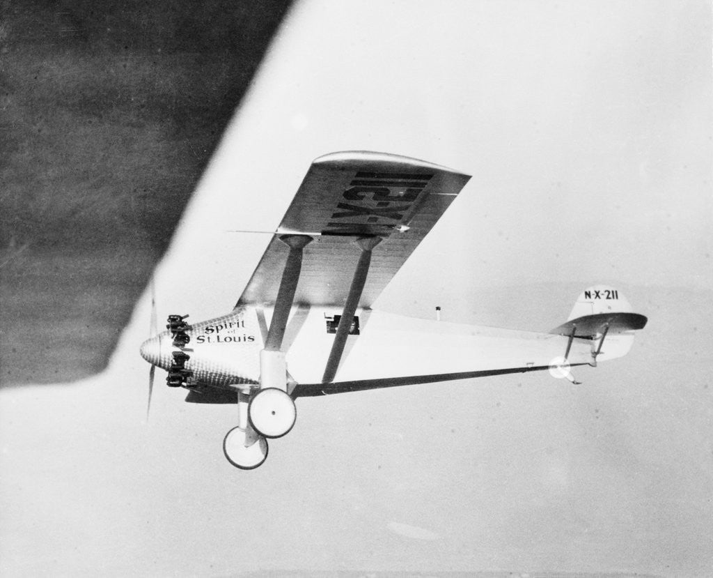 Detail of View of Charles Lindberg's Plane by Anonymous
