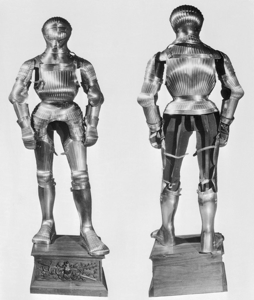 Detail of Erbach Suit of Maximilian Armor by Corbis