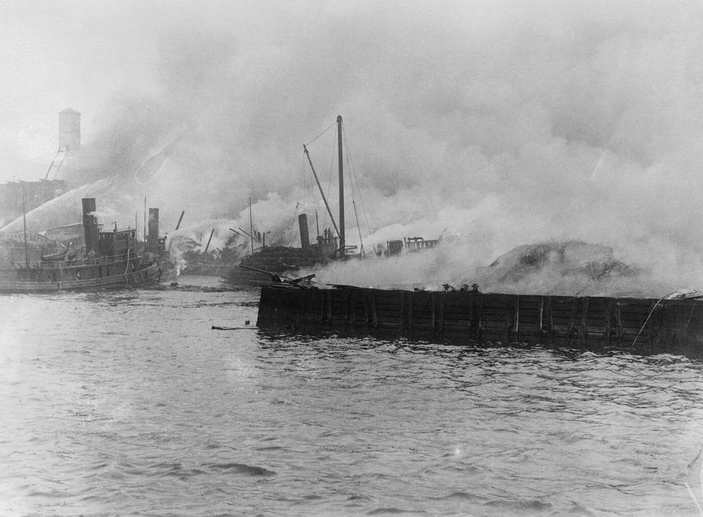 Detail of Black Tom Explosion by Anonymous