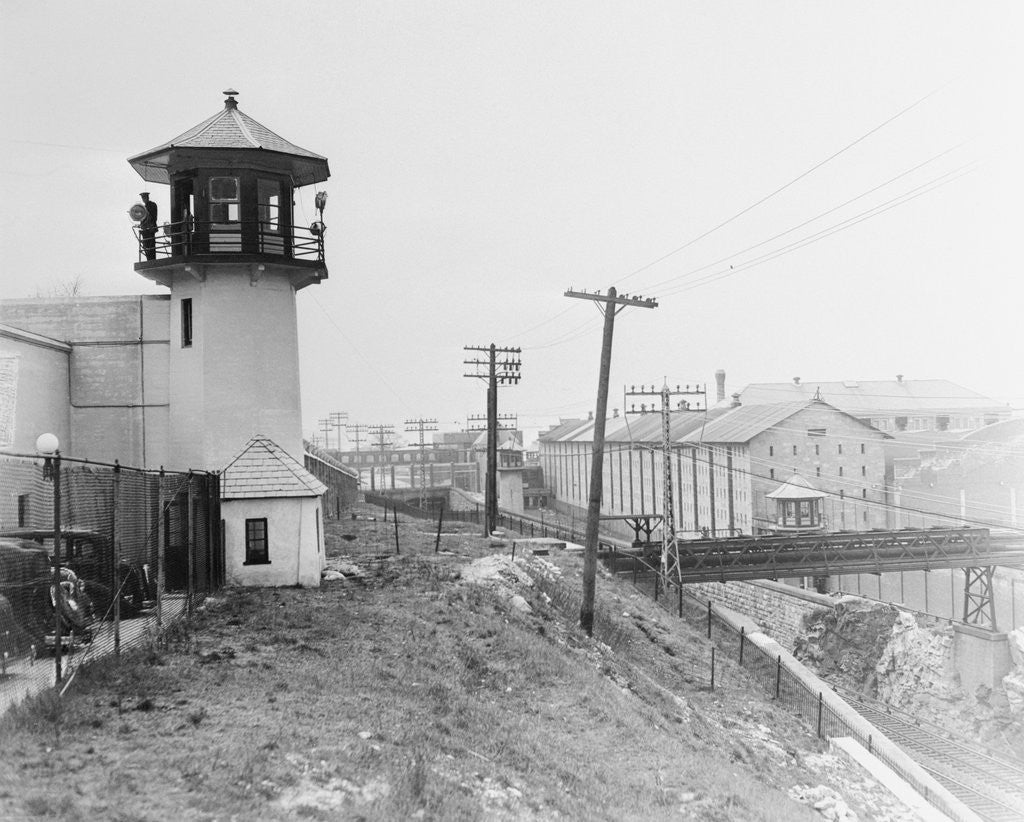 Detail of Sing Sing Prison by Anonymous