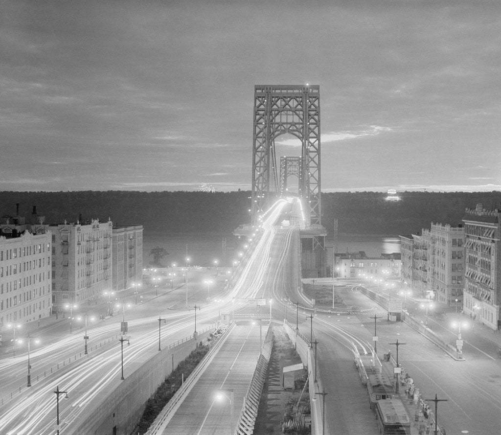 Detail of Shot of the George Washington Bridge by Anonymous
