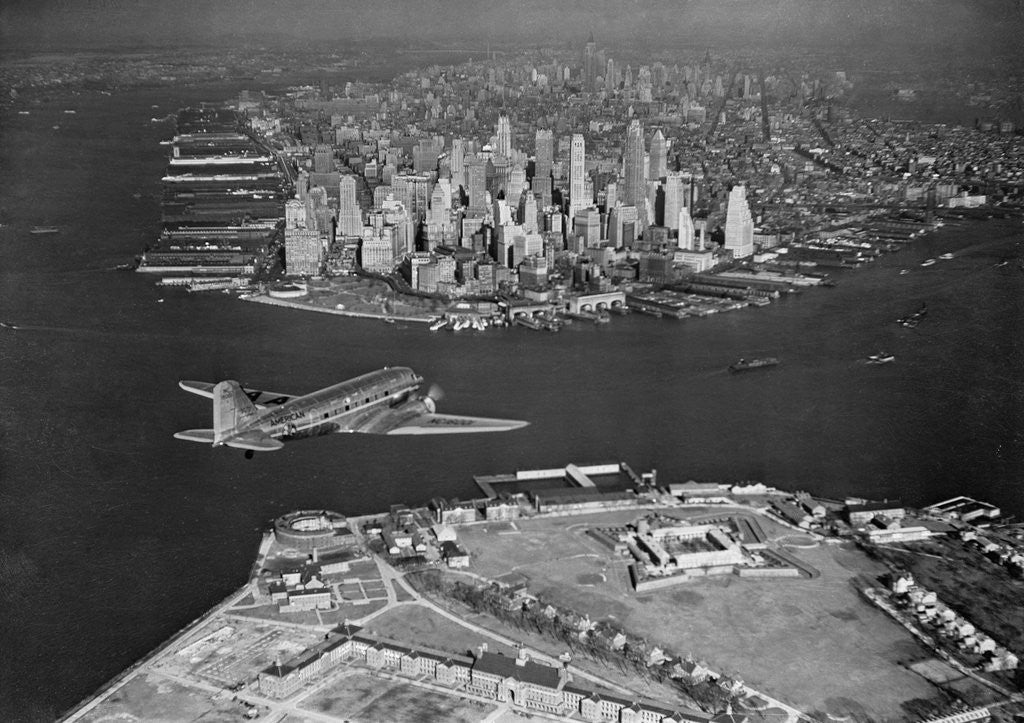 Detail of Airplane View of Parts of Urban Sites by Anonymous