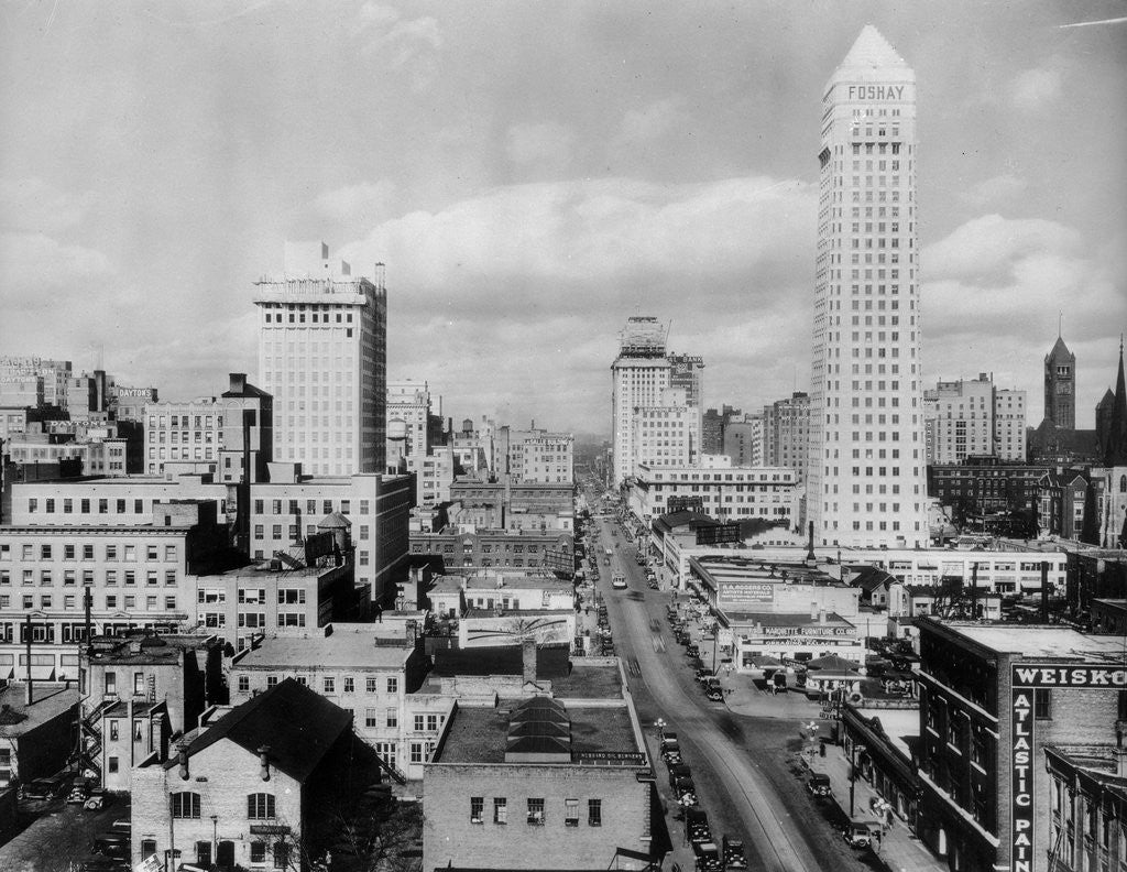 Detail of General View of Minneapolis by Corbis