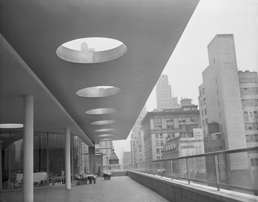 Detail of Museum of Modern Art Terrace by Anonymous
