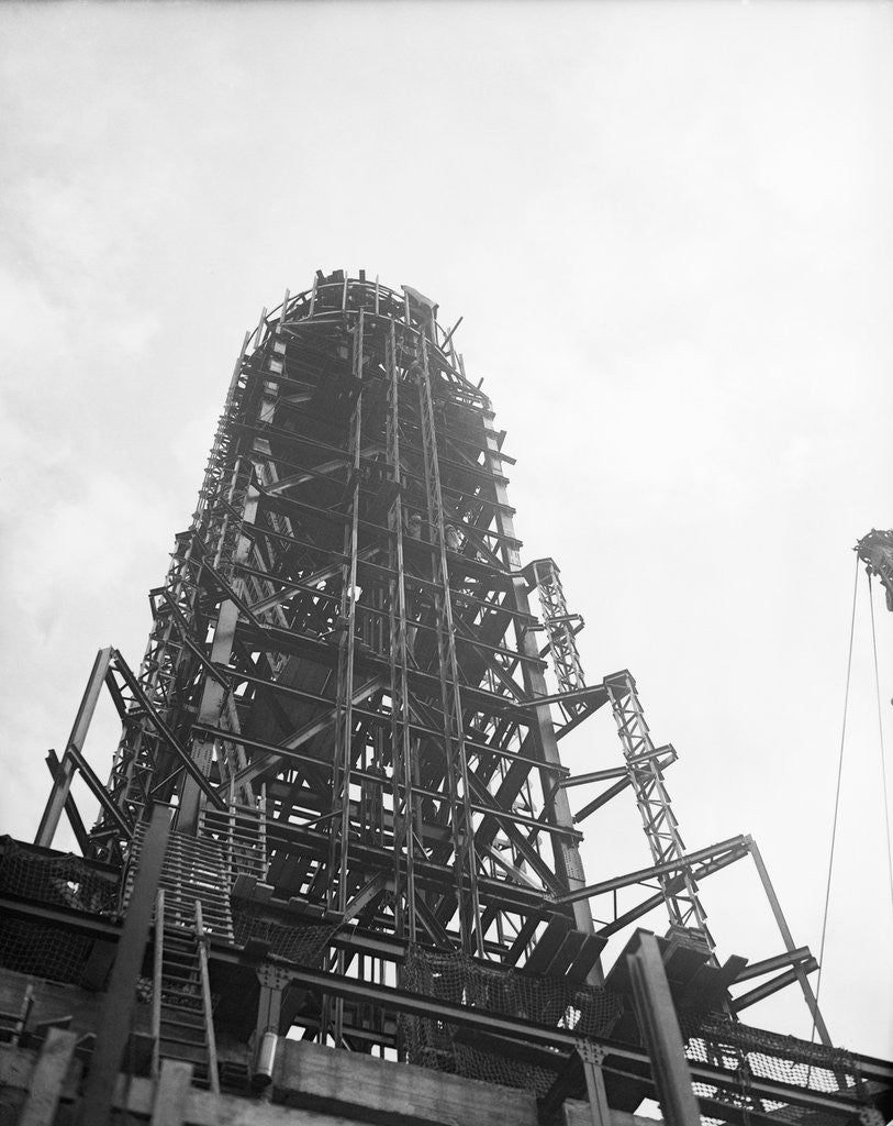 Detail of Skeleton of Empire State Building by Anonymous