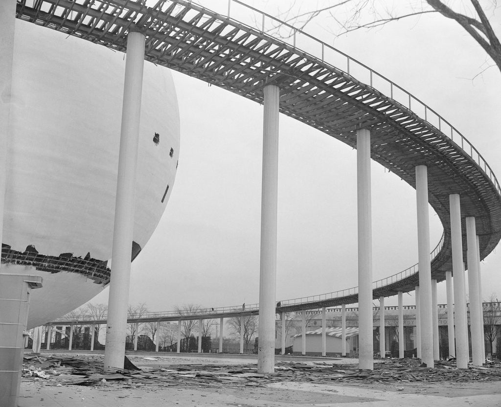 Detail of Demolition of the Perisphere by Corbis