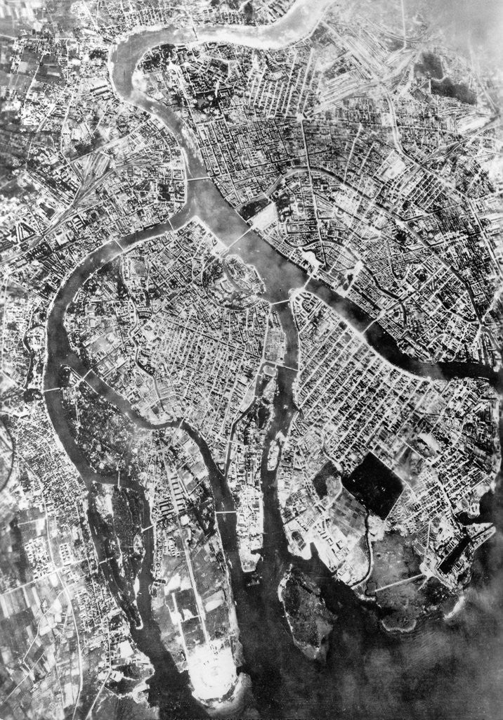 Detail of Aerial View of Leningrad from Scout Planes by Anonymous