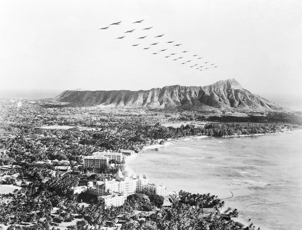 Detail of United States Military Aircraft Responding to Pearl Harbor Attack by Anonymous