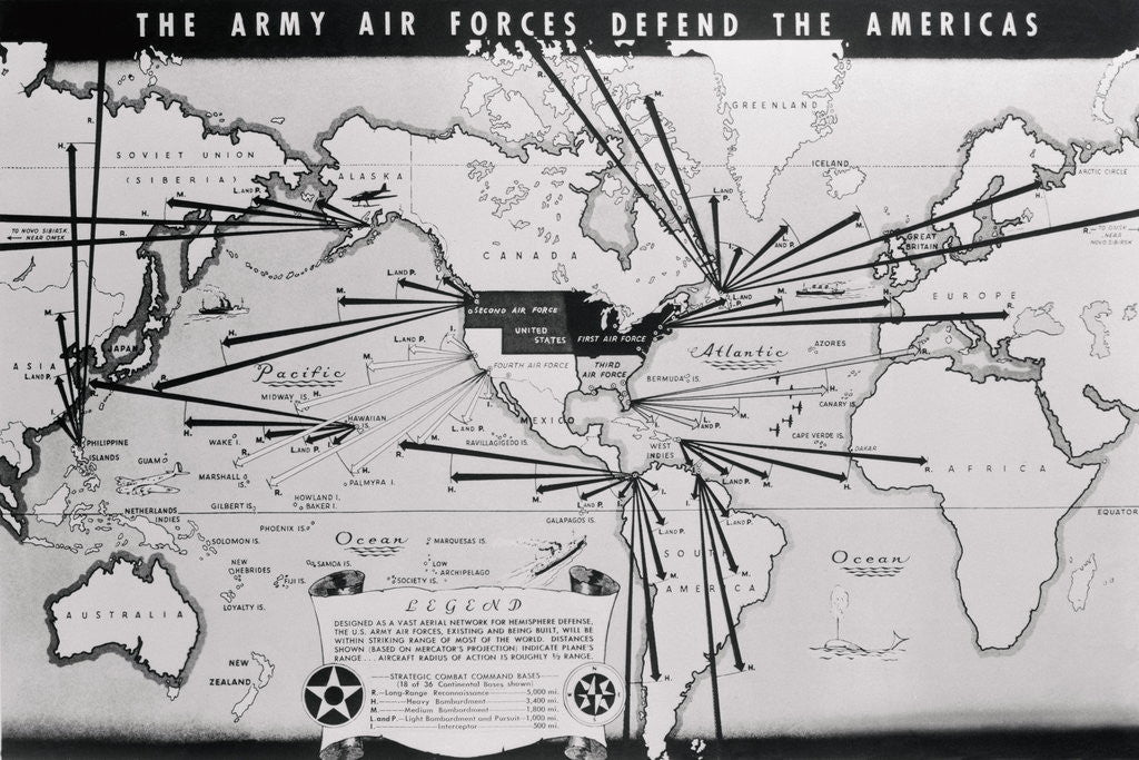 Detail of Map of American Routes by Anonymous