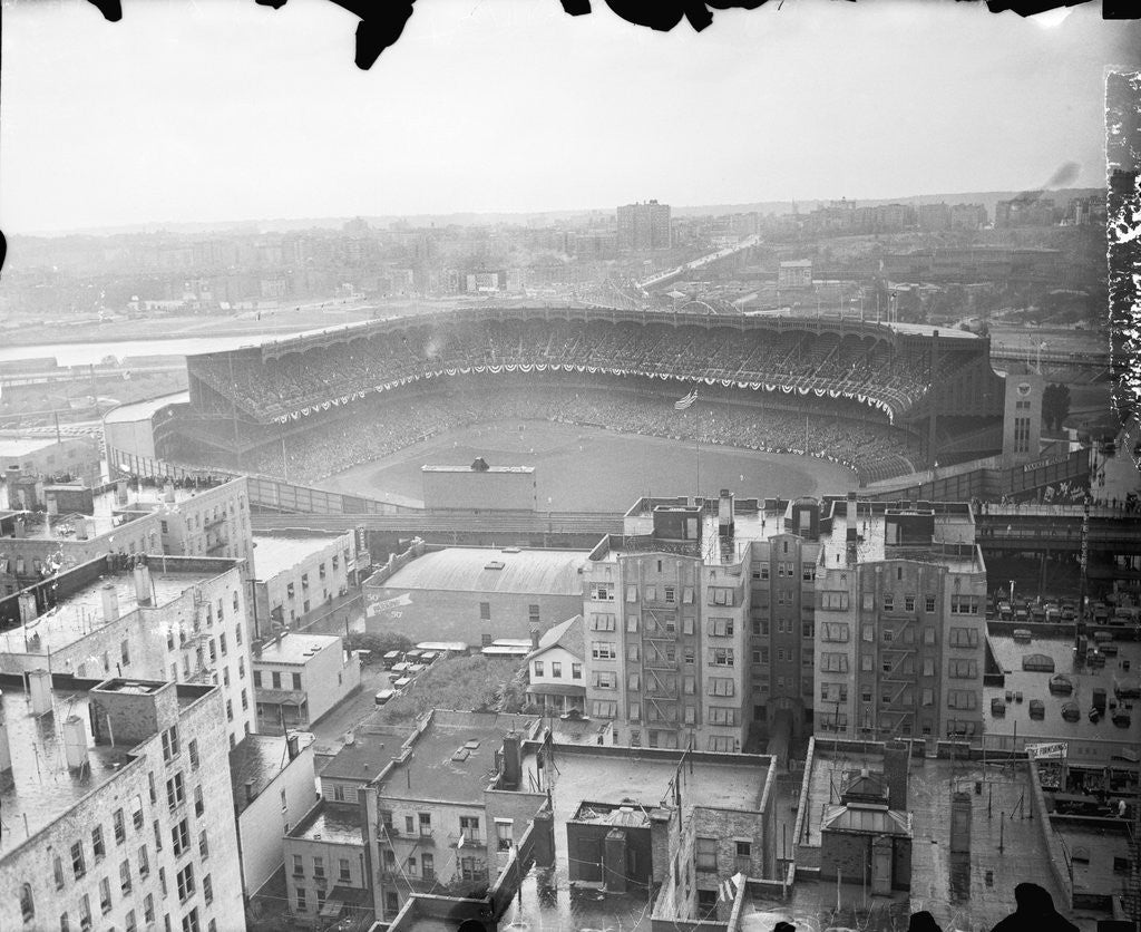 Detail of Aerial View of Yankee Stadium by Anonymous
