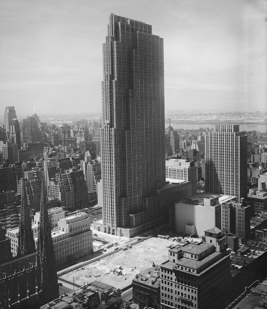 Detail of Rockefeller Center by Anonymous