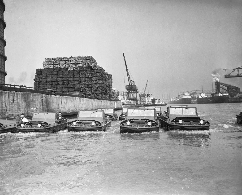 Detail of Sea Jeeps by Anonymous