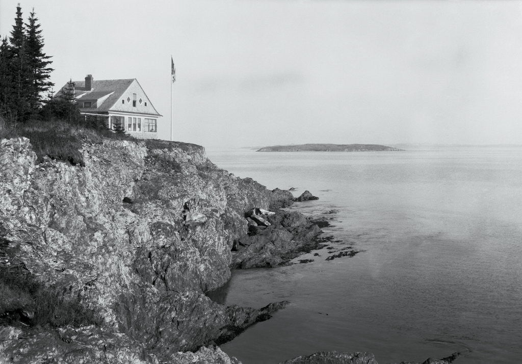 Detail of Eagle Island Showing House by Corbis