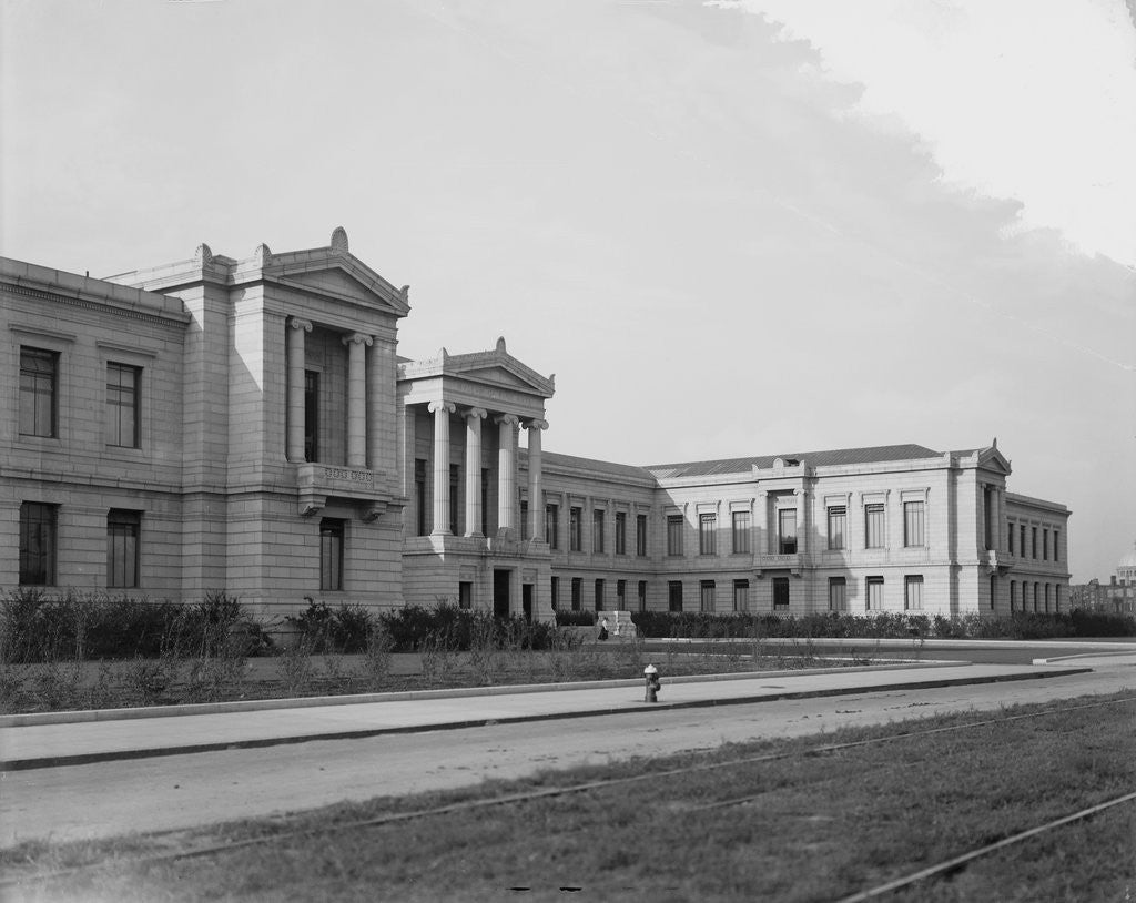 Detail of Museum of Fine Arts in Boston by Anonymous