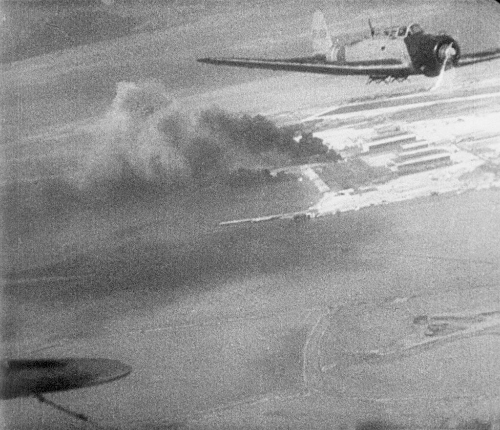 Detail of Planes Flying Over Air Smoking Field by Anonymous