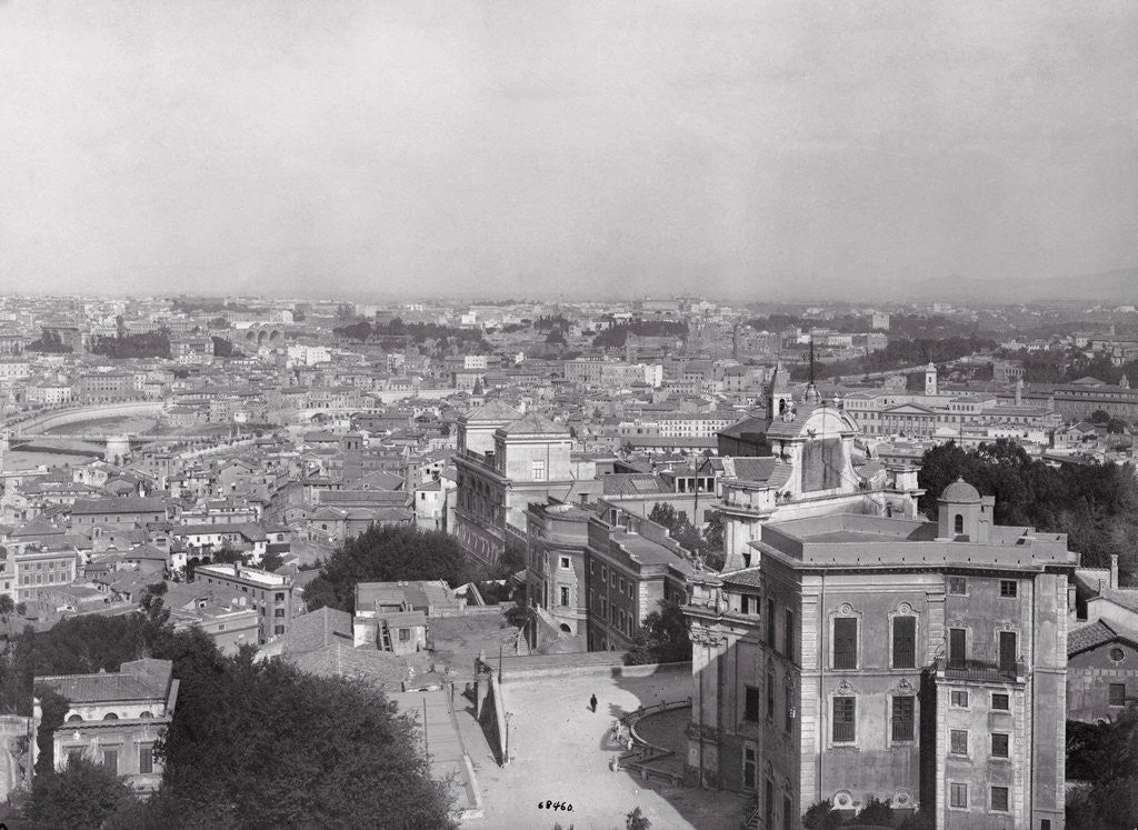 Detail of View of Buildings in Rome by Anonymous