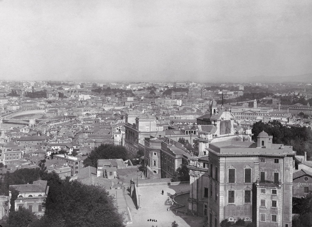 Detail of View of Buildings in Rome by Corbis