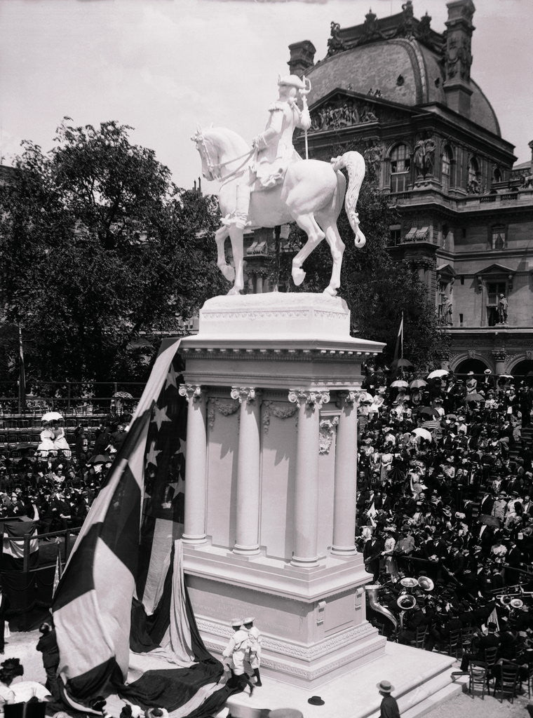 Detail of France-Unveiling of Statue of Lafayette by Anonymous