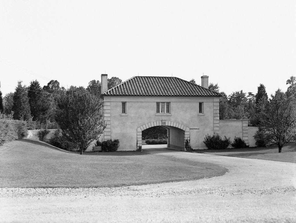 Detail of Gatehouse of Joseph P. Kennedy's Home by Anonymous