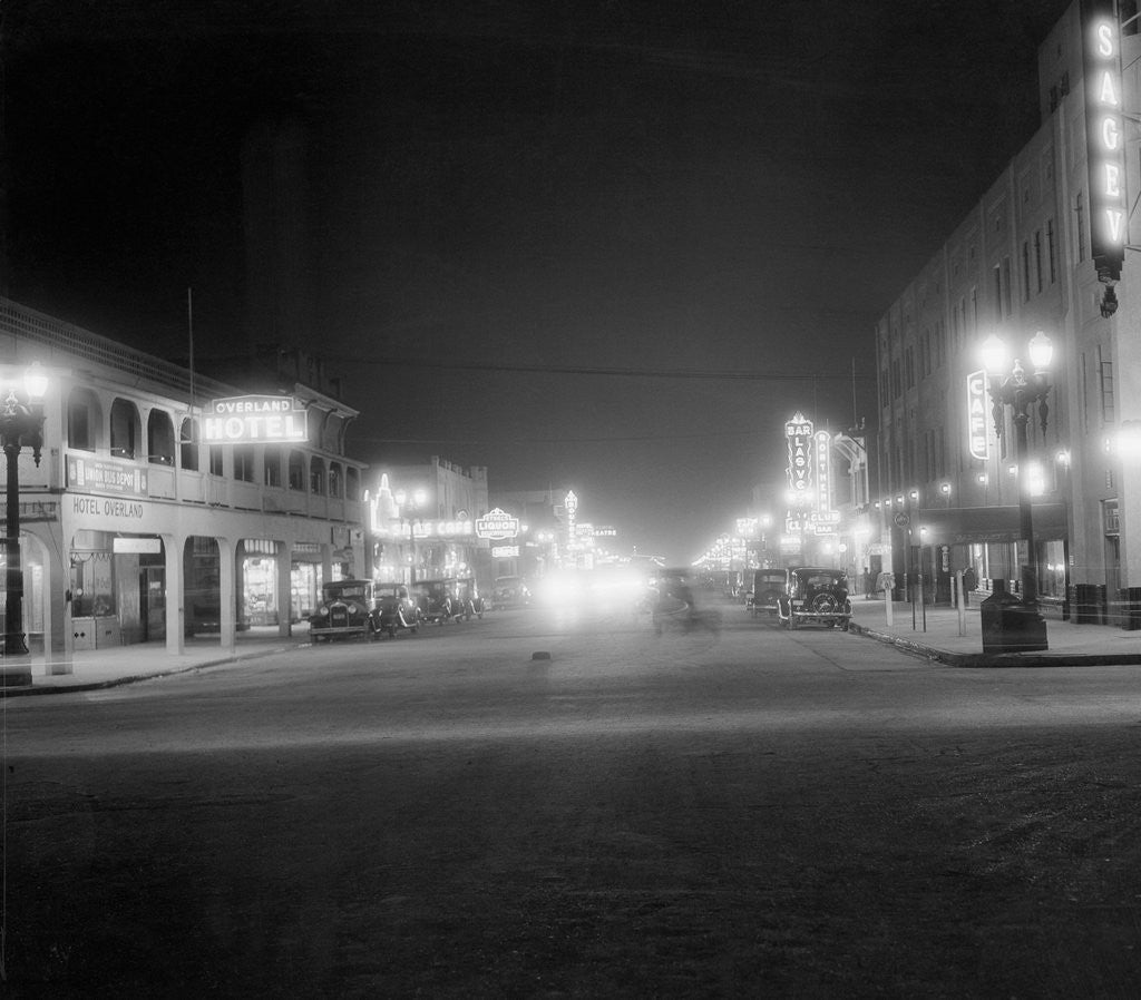 Detail of View of the Las Vegas Night Scene by Anonymous