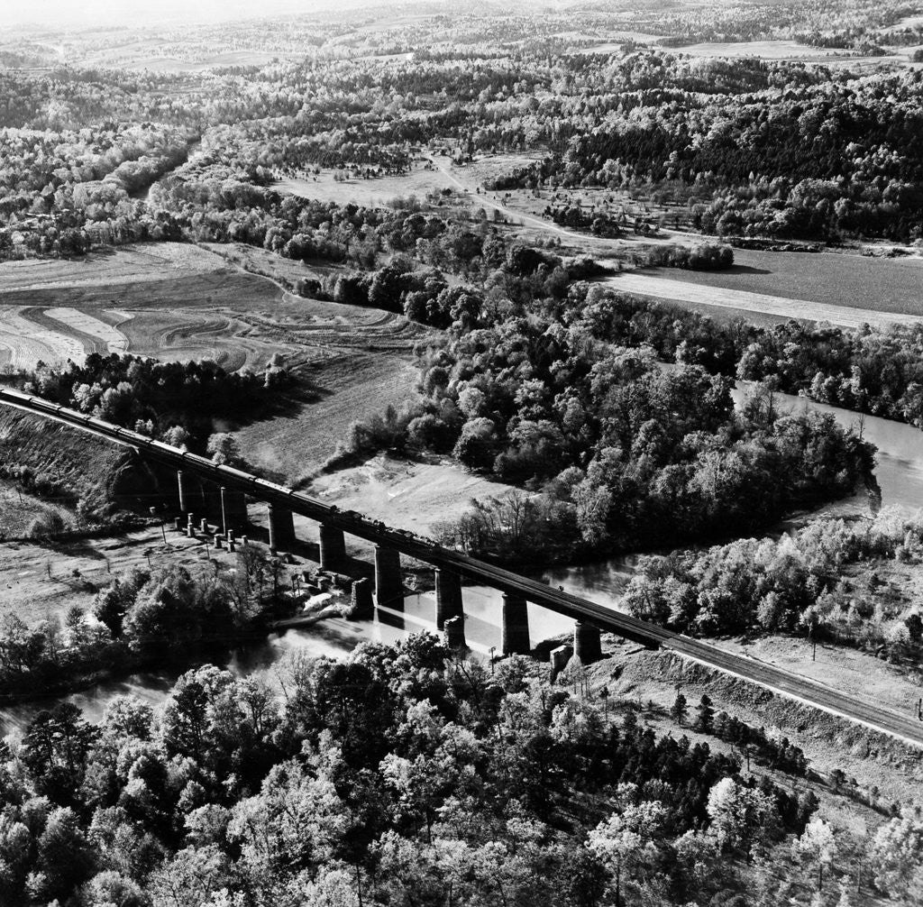 Detail of Train Carrying Body of President Franklin D. Roosevelt to Washington by Anonymous