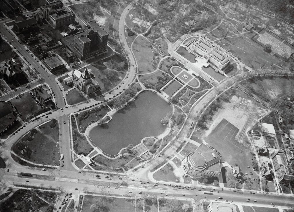 Detail of Aerial View of Cleveland by Anonymous