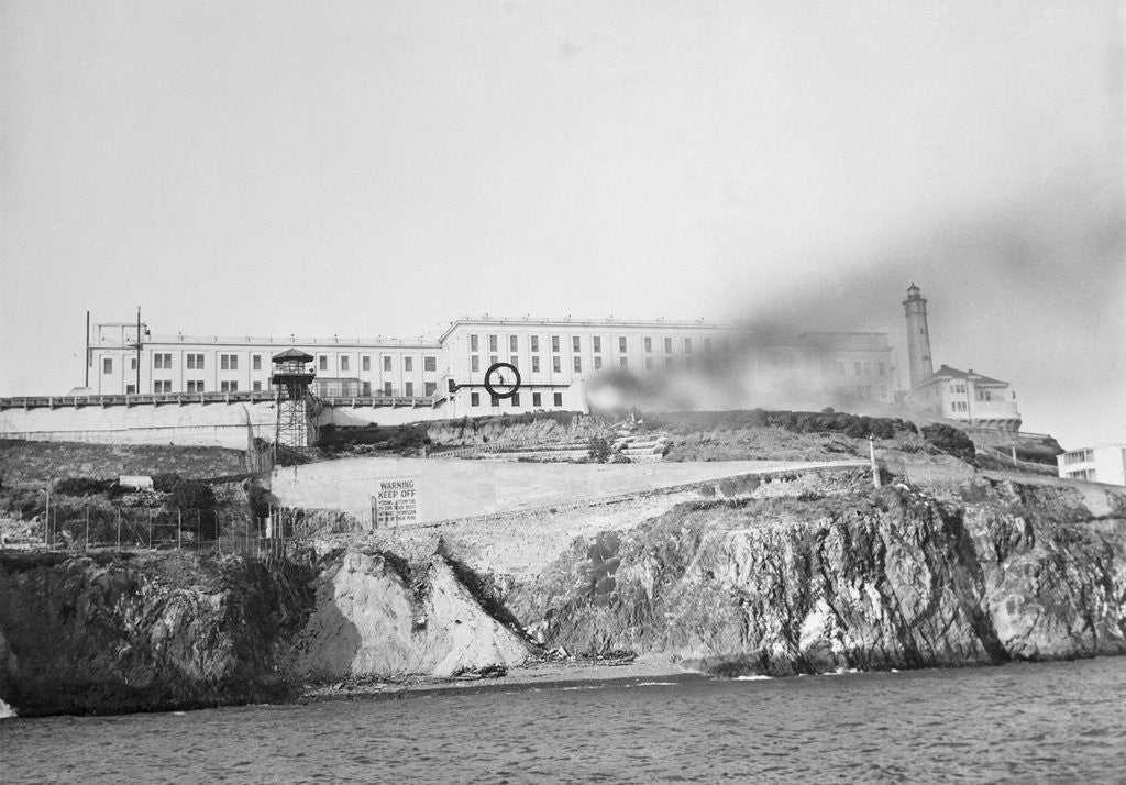 Detail of View of Prison and Waters Nearby by Anonymous
