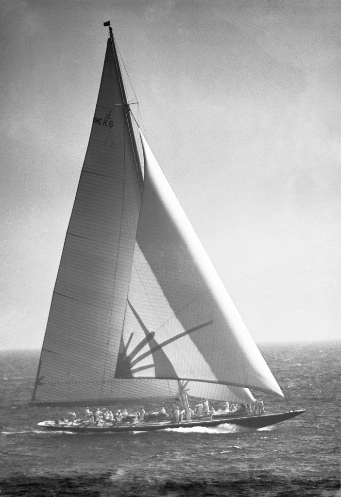 Detail of Endeavor II Losing America's Cup by Anonymous