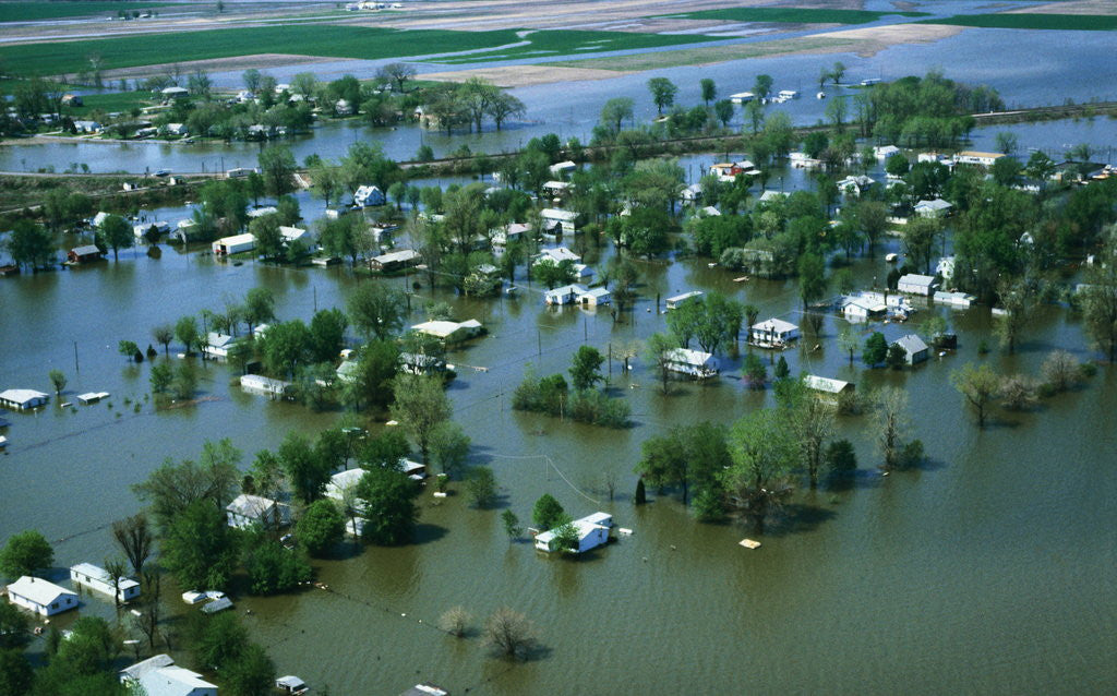 Detail of Flooded Community of Missouri by Anonymous