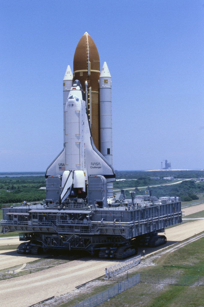 Detail of Shuttle Being Transported by Corbis