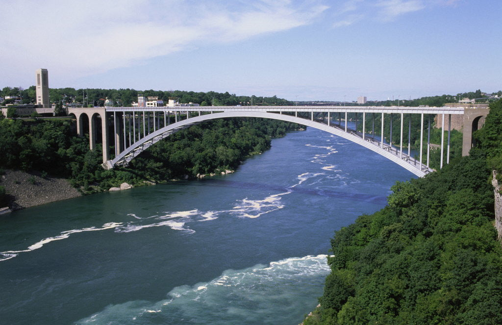 Detail of Aerial View of Peace Bridge Site by Anonymous