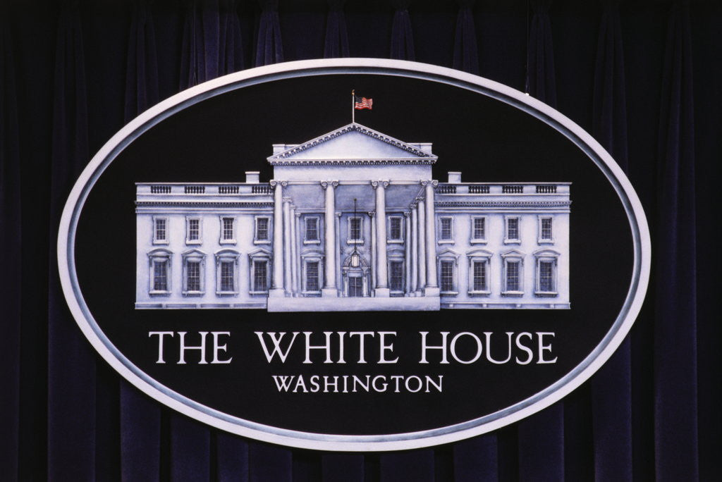 Detail of Official White House Sign by Anonymous