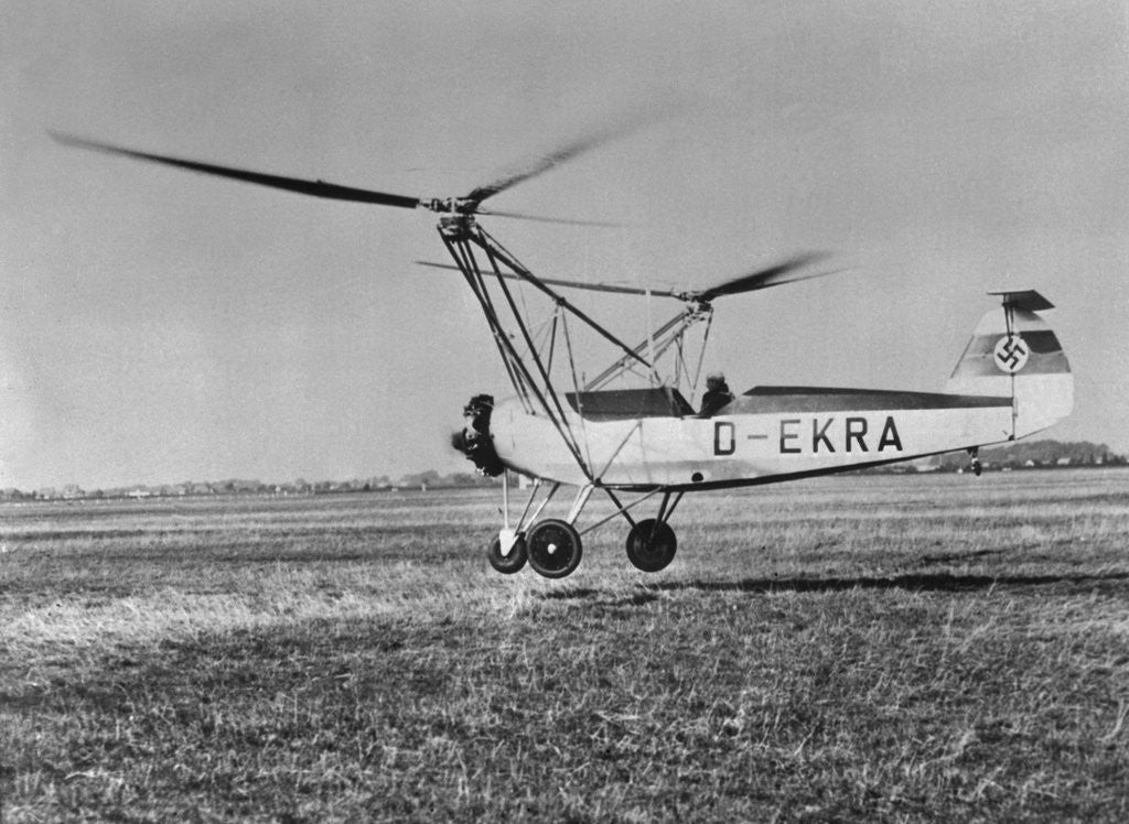 Detail of An Early Model of the Modern Helicopter by Anonymous