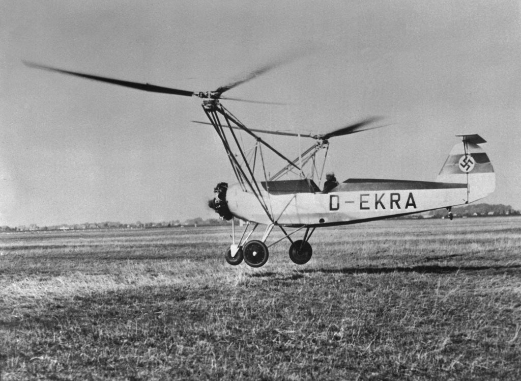 Detail of An Early Model of the Modern Helicopter by Corbis