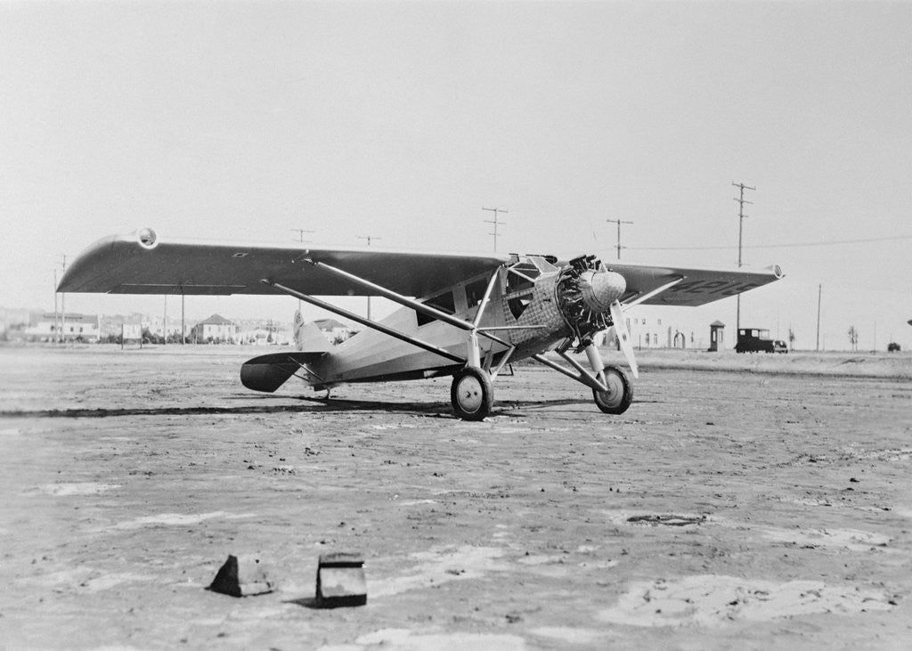 Detail of Lindbergh' s New Passenger Plane by Anonymous