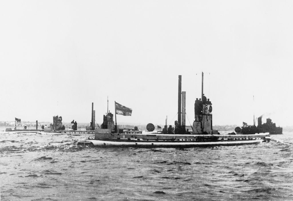 Detail of German Submarine Flotilla by Anonymous