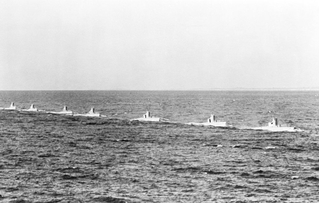 Detail of Seven German Submarines by Anonymous