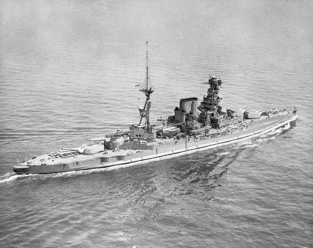 Detail of HMS Barham 1915-41 At Sea by Corbis