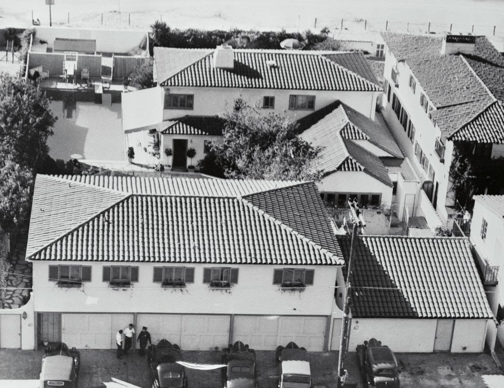 Detail of View of Douglas Fairbanks' Home by Anonymous