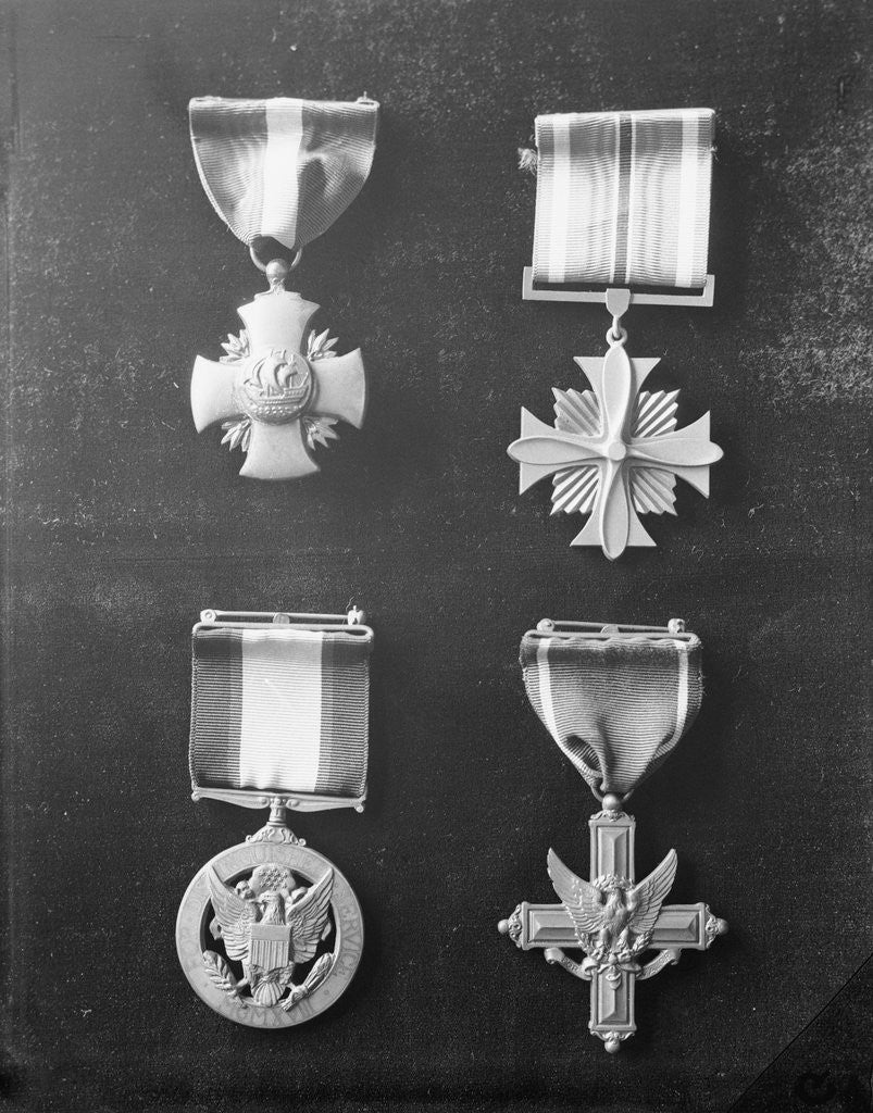 Detail of Military Honor Medals by Anonymous